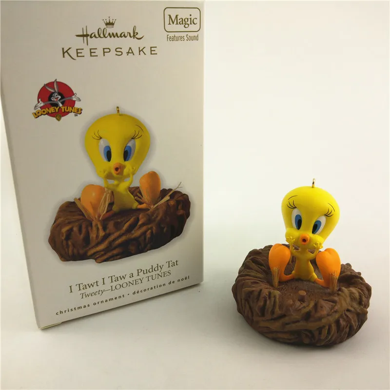 

1piece original Tweety christmas tree ornament pendant toys limited collection decoration toys