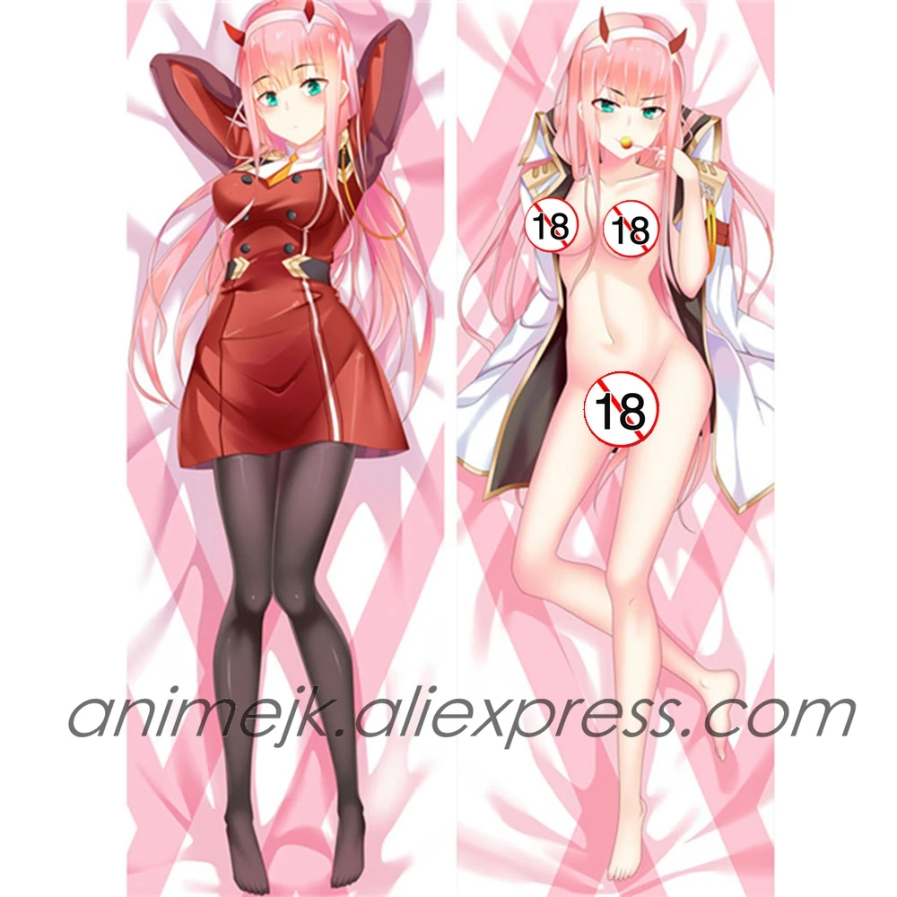 Чехол наволочка с изображением аниме JK DARLING FRANXX ZERO TWO Dakimakura и подушки Код: 002