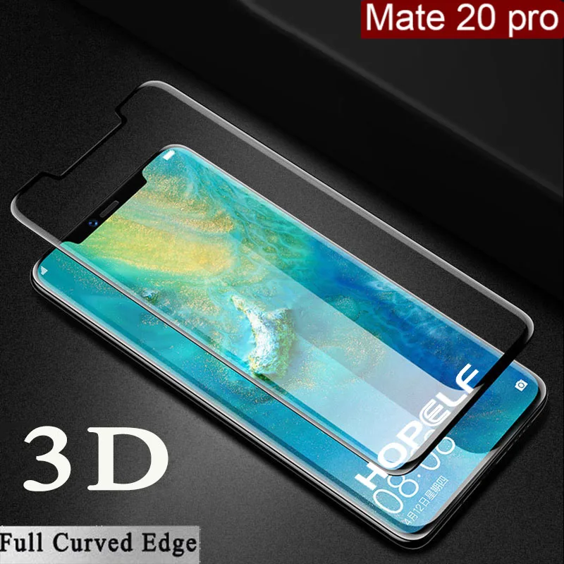 HOPELF 3D Защитное стекло для huawei mate 20 Pro Lite защита экрана с закругленными краями