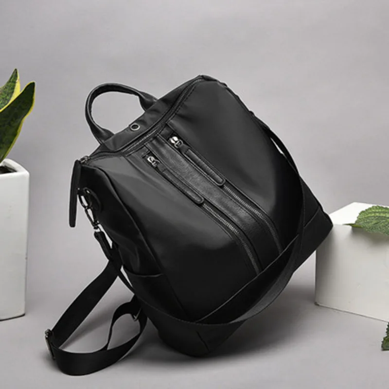 

Women's Fashion Multifunctional Backpack Mochila Feminina With Earphone Slot Casual Backpack Solid Color Travel Bag
