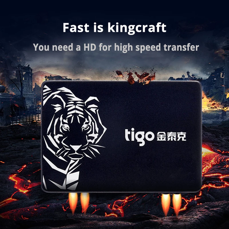 Tigo SSD 120 ГБ 240 ГБ 480 ГБ 2,5 SATA3 Faspeed емкость Внутренний твердотельный накопитель для настольного ноутбука HDD подарок SATA кабель