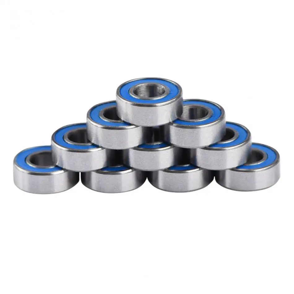 MR115-2RS Ball Bearing Steel Double-shielded Miniature 5x11x4mm 10pcs ball bearings,metal shielded ball bearings