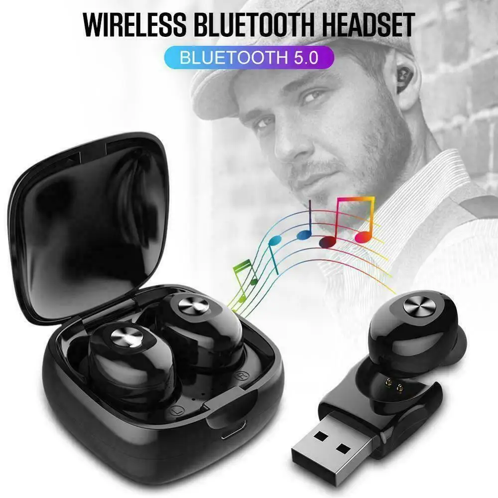 XG12 Bluetooth 5 0 Wireless Earphones TWS Wireless Bluetooth Waterproof Sports Earphones Game Headset For Iphone
