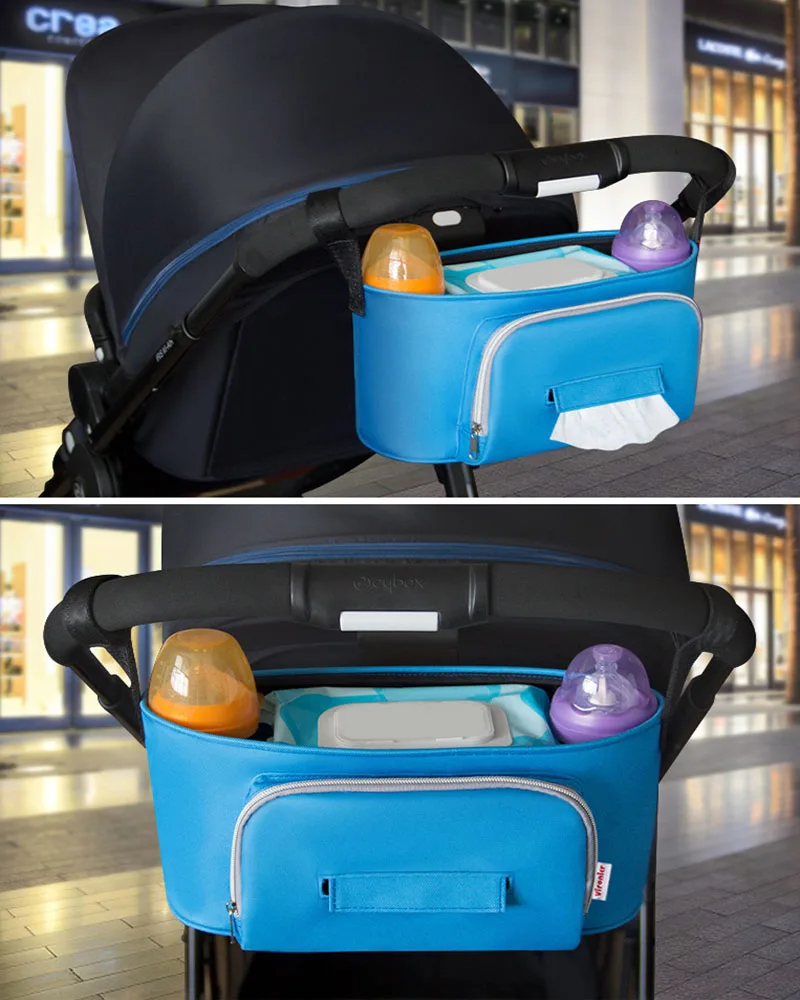 Baby Diaper Bag Portable Mom Maternity Nappy Bag Stroller Hanging Basket Storage Organizer Baby Care Stroller Accessories BB6038 (5)