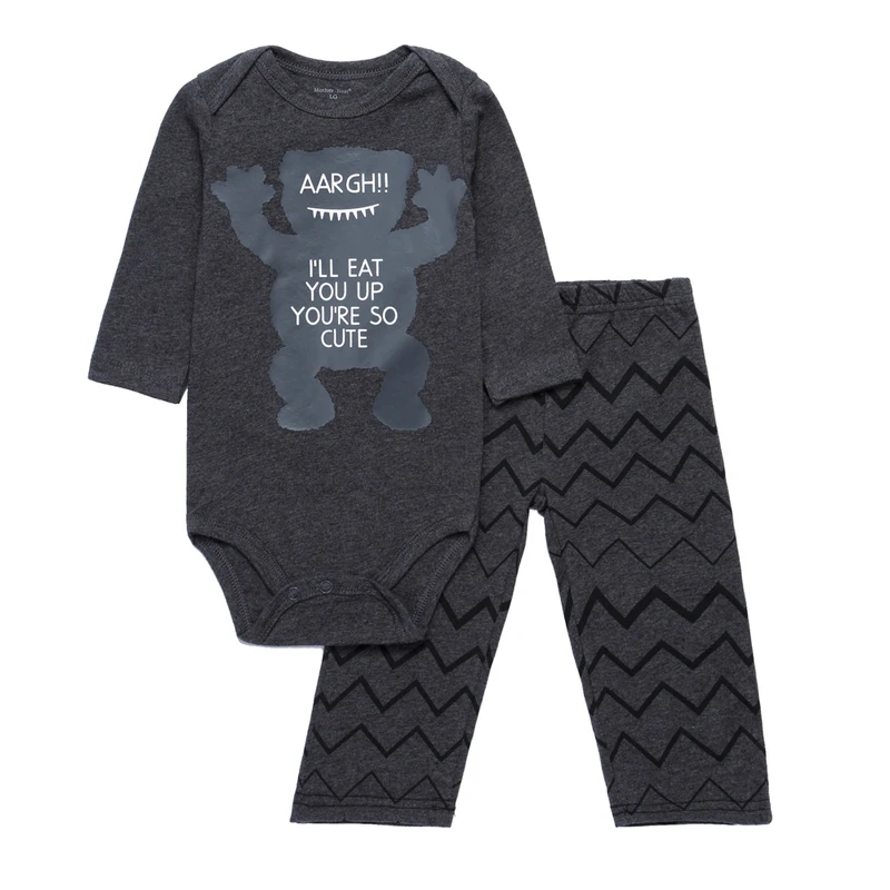 Mother Nest 2017 Fashion Baby Boy Clothes Set 2 Pcs Autumn Summer Casual Cartoon Style Baby Clothes Long Sleeves Baby Sets (2)