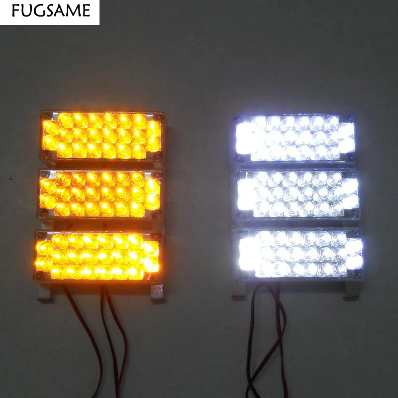 

FREE SHIPPING WHITE 6x22 LED car truck strobe blinker flash light 12V 3 FLASH MODE