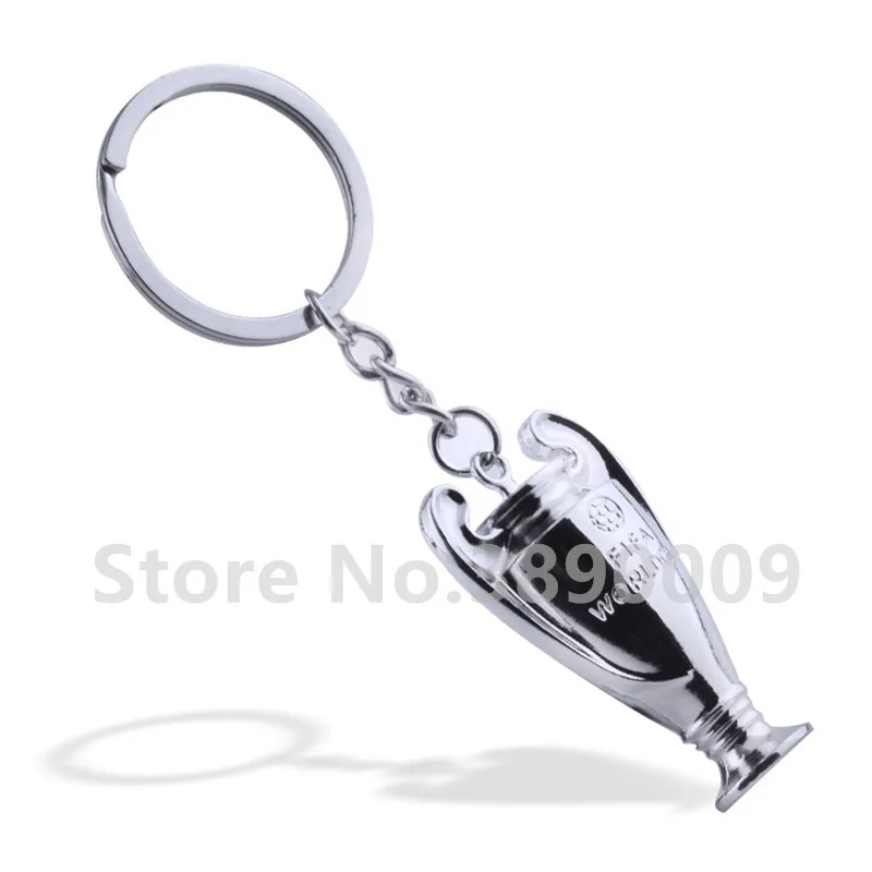 

100 Pcs Fashion Mini Football World Cup Cup Keychain Trophy Keychain Champion Cup Trophy Football World Cup Metal Keychain Gift