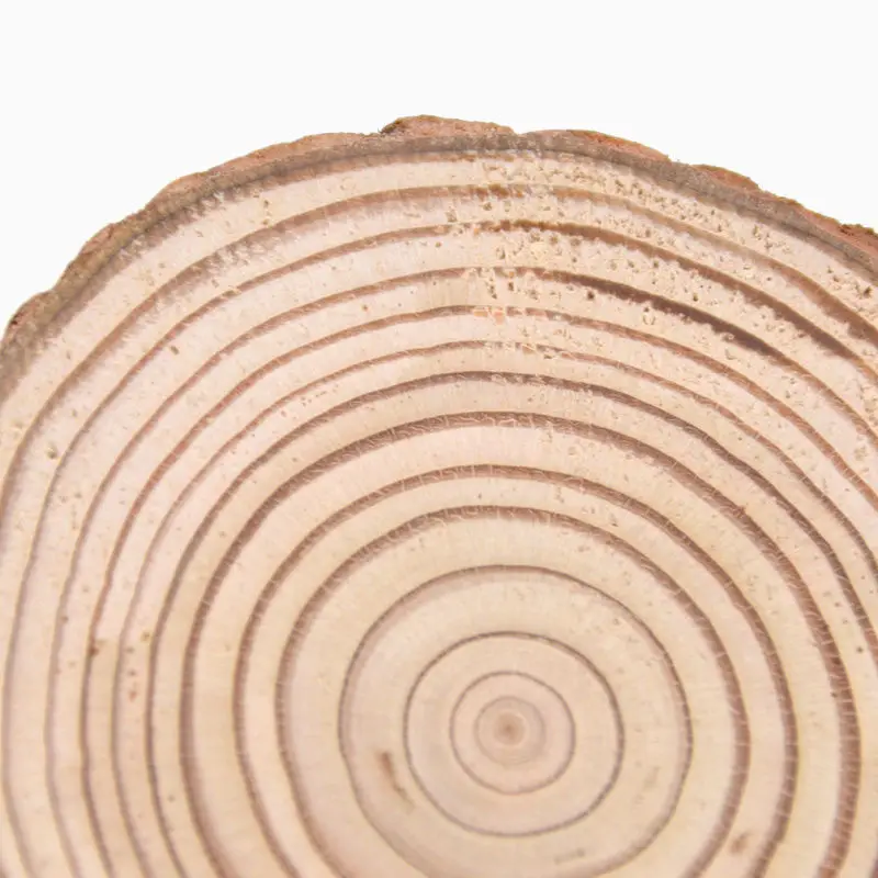 Natural Wooden Slice Cup Mat Coaster Tea Coffee Mug Drinks Round Holder Random