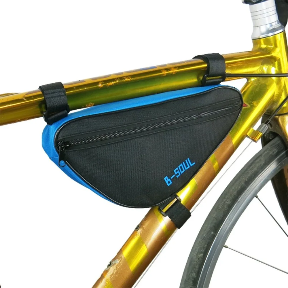Bike Bicycle Cycling Top Tube Front Frame Pouch Storage Bag Pannier Portable New