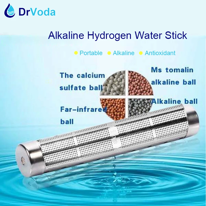 Pack 15pcs/Lot Hydrogen Alkaline Water Stick Ionizer 304 Stainless Alkalising natural minerals