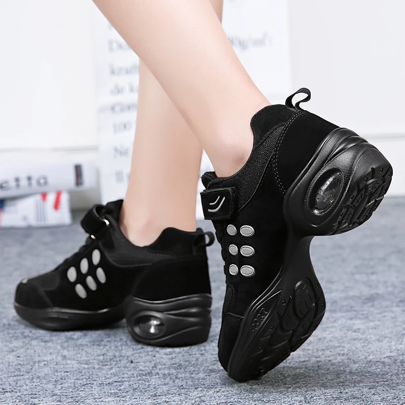 Новинка; дышащая обувь для танцев на мягкой подошве; женские спортивные кроссовки для танцев; обувь в стиле джаз и хип-хоп; женская танцевальная обувь; Zapatos movefun; 61