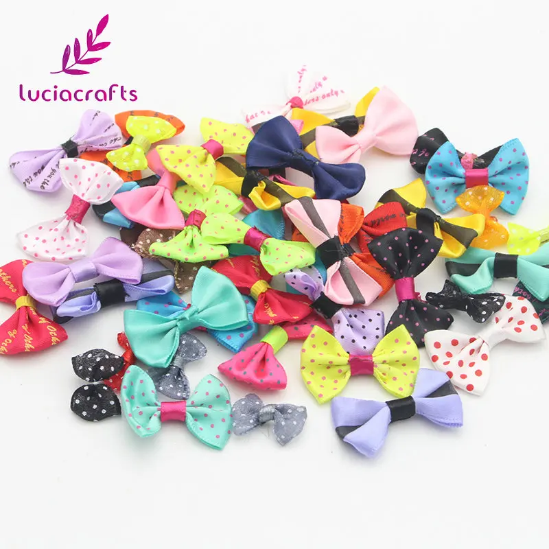 Головные уборы Lucia Crafts 48 шт. для девочек разноцветные с бантом самостоятельного