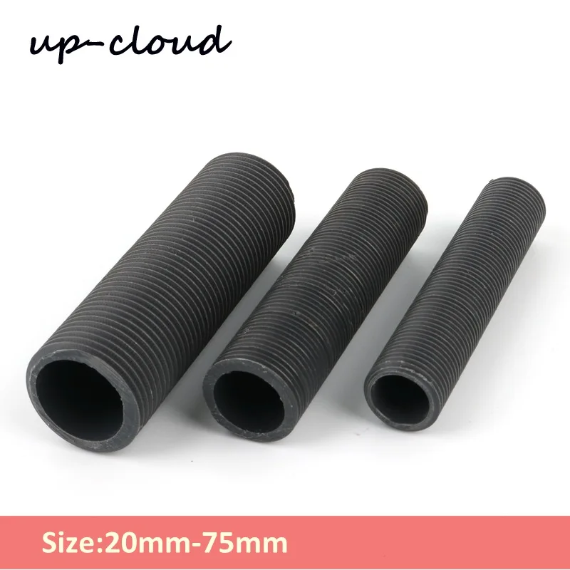 

PVC 50mm length male thread pipe 1/2" 3/4" 1" Fish tank extended joint 20mm 25mm 32mm connector Lengthened aquarium drainage