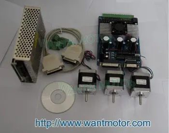 

New Arrival! Wantai 3 Axis Nema 17 Stepper Motor 42BYGHW811 70oz-in+Power+4 Axis Board CNC Mill Laser Engraving Best Selling