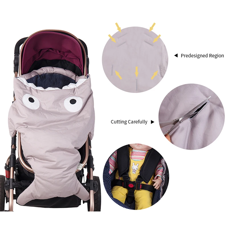 IMBABY теплый детский спальный мешок ветрозащитная коляска Зимняя Сумка 0 12 м