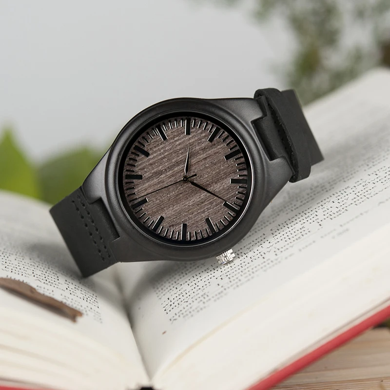 BOBO BIRD Cheap Watch Men Quartz Wooden WristWatches masculinos relogios in Gift Box custom logo