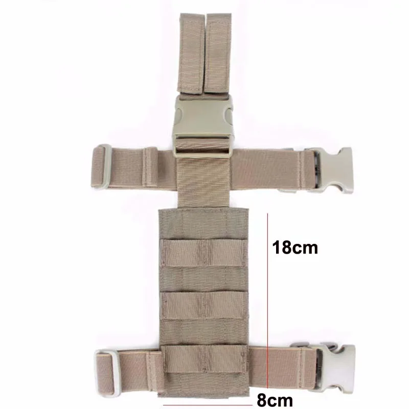 Тактический страйкбол Molle кобуры падения ноги бедра несущая платформа охотничье снаряжение