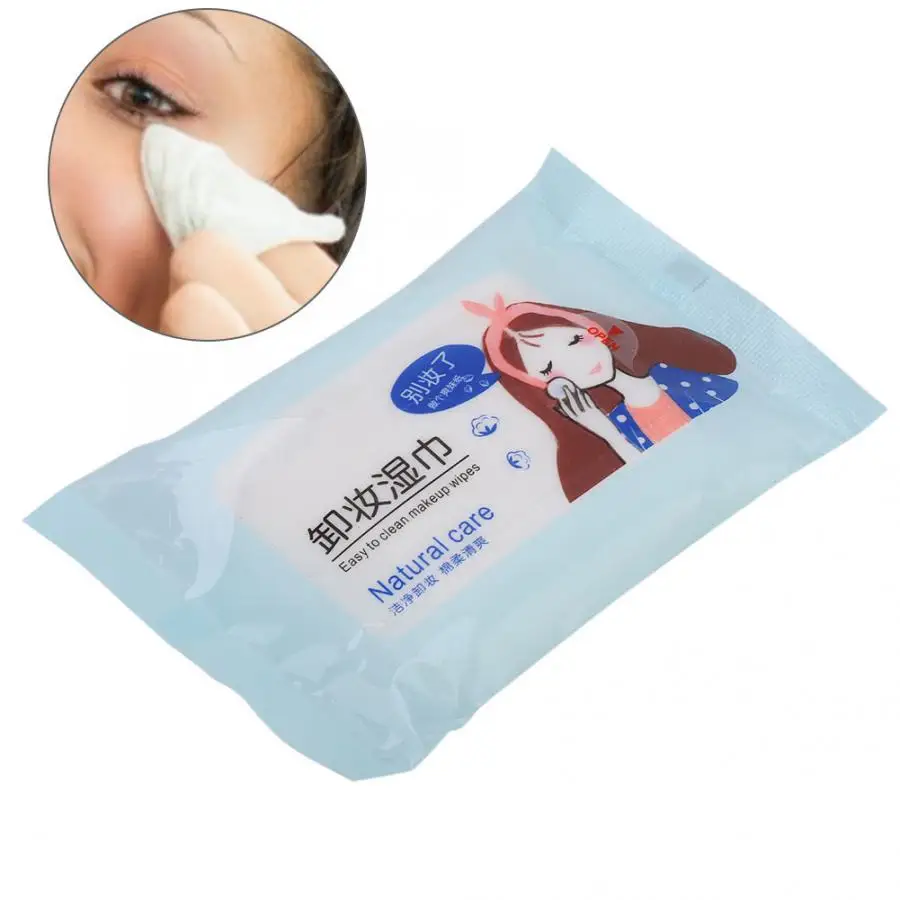 

Makeup Removing Wipes Make Up Easily Cleansing Cotton Pad Face Deep Cleanser Wet Wipe PortableTissue
