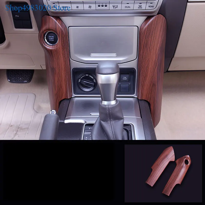 

for Toyota Prado 2018 Car Styling Engine Start Button Switch Circle Cover Trim Frame Sticker Interior Accessories