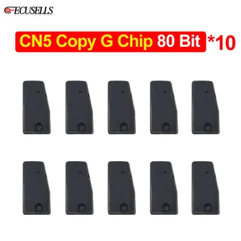 

10Pcs/Lot CN5 Car Key Chip YS31 CN5 G Chip Auto Transponder Chip 80 Bit for Toyota Can Repeat Clone by CN900 and ND900