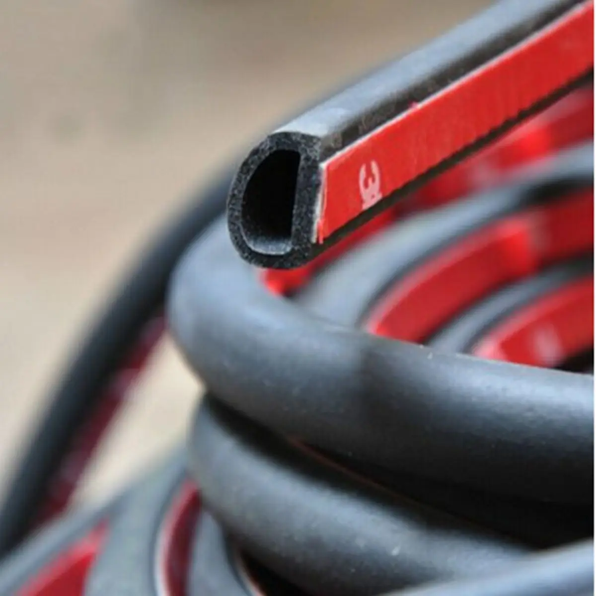 Car Accessories 26Ft 8M Car Truck Door Big D shape Rubber Seal Weather