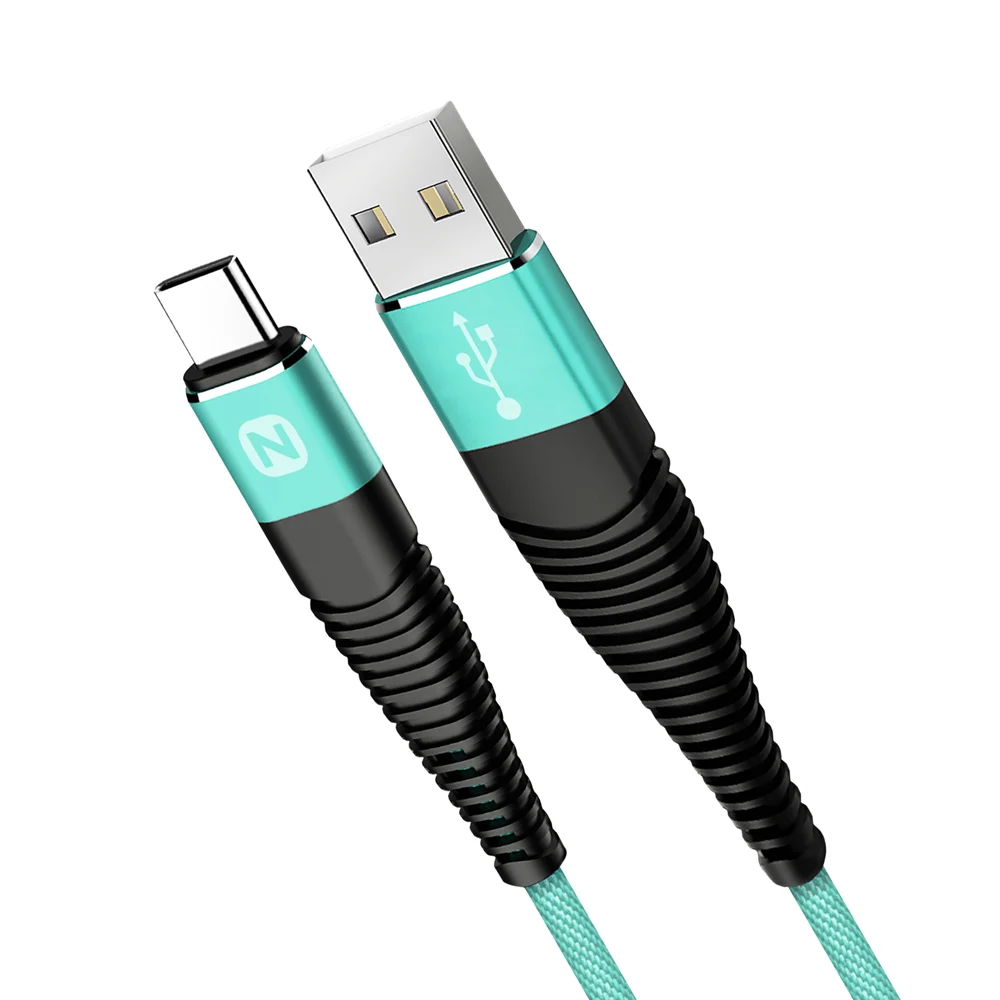 Mobile Phone Cables Nobby NBE-DC-C-01 charging wire date cord usb Accessories for phones - Цвет: Зеленый