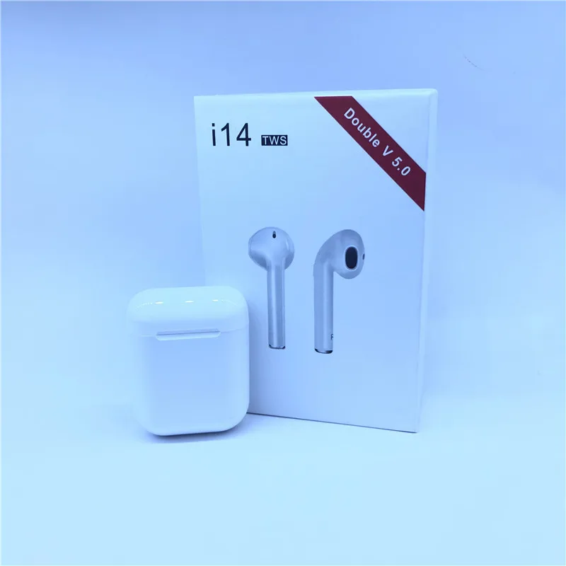 

2019 Earbuds i14 bluetooth wireless earphone i14-tws i 14tws i 14 i19 pk i 11tws i11 tws i 11 not i7s