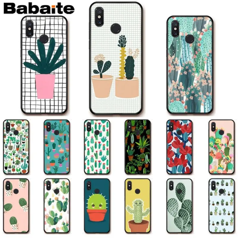 Чехол для телефона Babaite с цветами и растениями Cactu роскошный уникальный дизайн