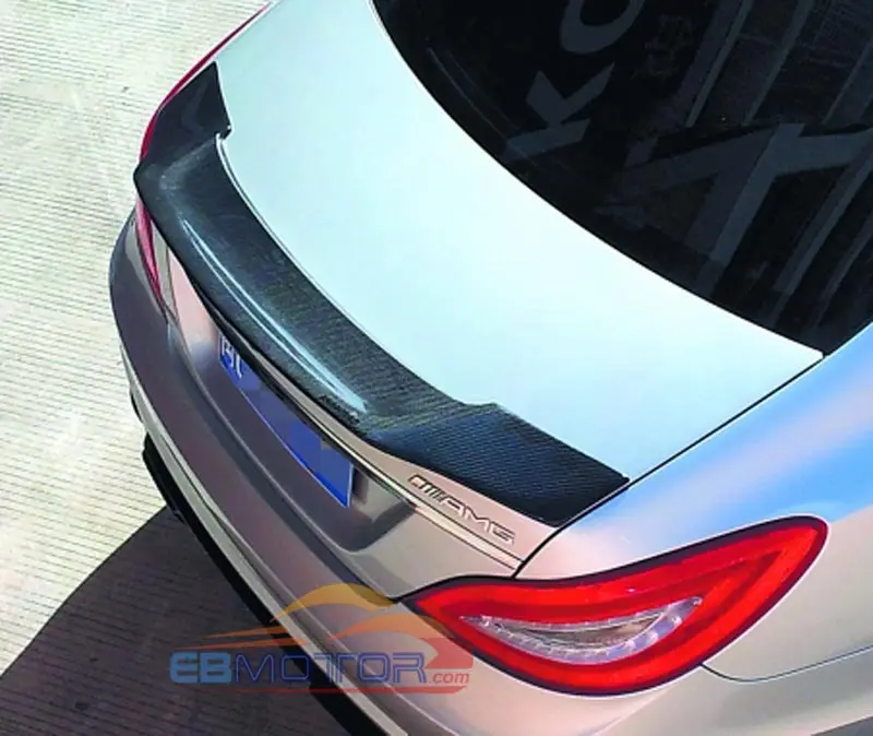 CARBON FIBER RENN STYLE REAR TRUNK WING SPOILER FOR MERCEDES BENZ W218 C218 4Door Cls300 Cls350 Cls500 Cls63 2011UP
