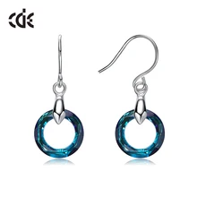 CDE ドロップイヤリングクリスタルで装飾からダングリングイヤリング女(China)