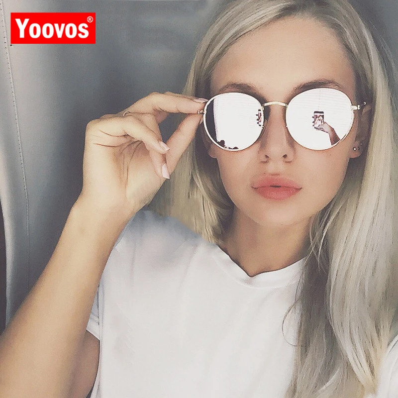 

Yoovos 2019 Vintage Sunglasses Women Luxury Classic Street Beat Brand Designer Sun Glasses Driving Mirror Oculos De Sol Gafas