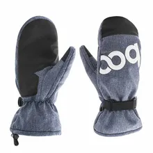 Мужские и женские зимние водонепроницаемые теплозащитные лыжные перчатки мотоциклетные теплые перчатки для велоспорта детские спортивные сноуборд скейтинг лыжные перчатки