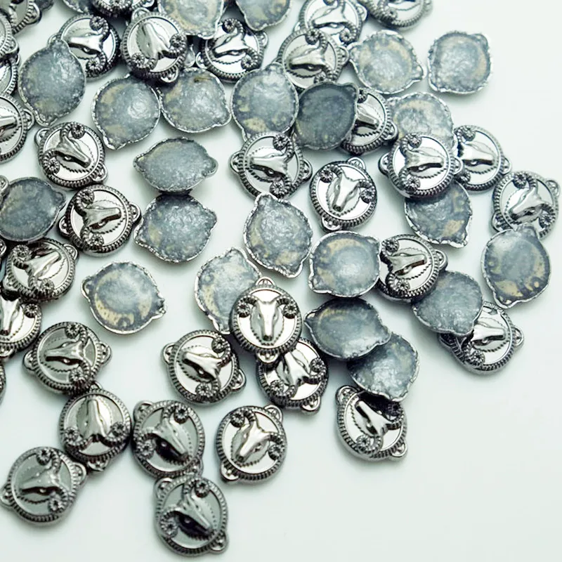 Metal Rivets Hot Fix Rivet Round Rivets For Clothes Plating Metal Punk ...