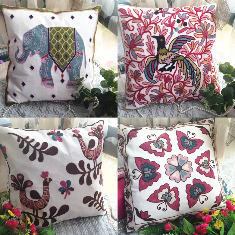 Custom Made Creative And Comfortable Decorative Cushion Covers Hand Enchanting Pillow Cover Hand Embroidery Designs Custom Made Creative And Comfortable Decorative Cushion Covers Hand Enchanting Pillow Cover Hand Embroidery Designs