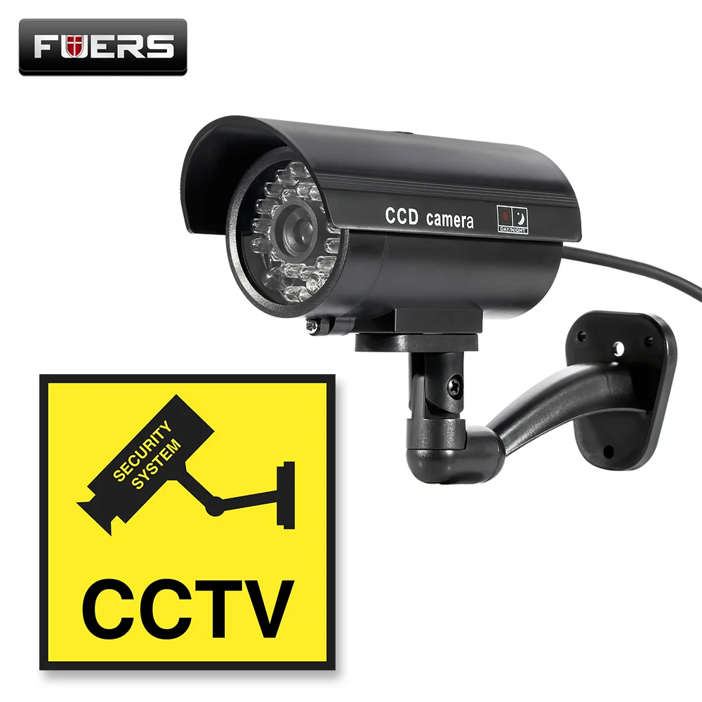 

TL-2600 Waterproof Outdoor Indoor Fake Camera with Flashing Light Security Dummy CCTV Surveillance Simulation Camera