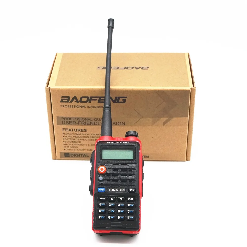 BAOFENG 8 Вт UV-B2 PLUS рация 4800 мАч VHF UHF любительский портативный Ham CB радио сканер FM трансивер Высокая мощность домофон B2