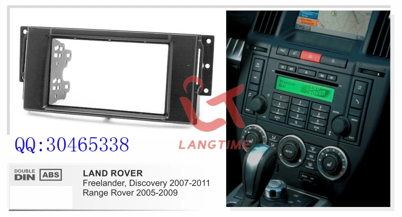 Автомобильная установка DVD рамка, DVD панель, приборная панель, панель для Land Rover freelander, Range Rover, Discovery 2din