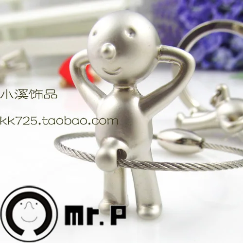Личный подарок брелок из стальной проволоки mr p мужской | Украшения и аксессуары