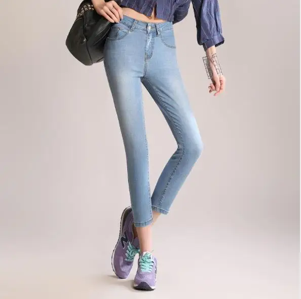 

2019 Women's Jeans Trousers Jeans Women's Jeans Black Color Black Donna Stretch Bottoms Women's Pants Skinny Pants For Women