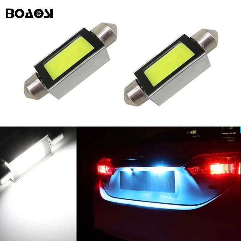 

BOAOSI 2x Canbus Error Free 36mm Festoon Car LED Number Plate Lights Bulbs For Mercedes Benz W208 W209 W203 W169 W210 W211 W212