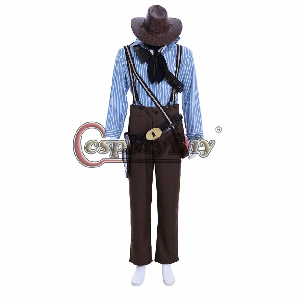Косплей diy Red Dead: Redemption 2 Authur Morgan косплей костюм со шляпой полный комплект одежды Хэллоуин Карнавальный наряд на заказ