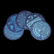 1 pièces mode Designs bricolage vernis beauté Nail Art Image timbre estampage plaques 3D Nail Art modèles pochoirs manucure outils(China)