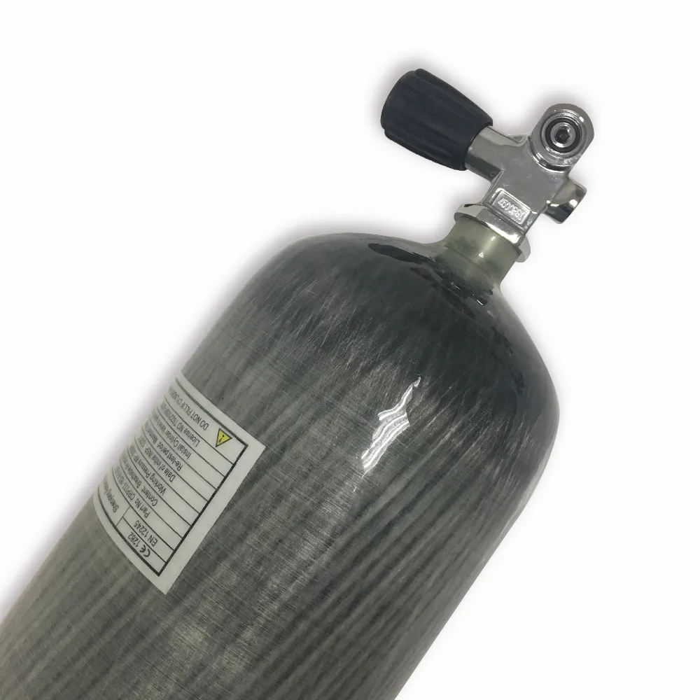 AC10951 4500Psi 9L углеродное волокно бутылка/Танк хронограф стрельба цилиндр с дайвинг клапан стрельба отдых Прямая поставка