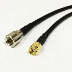 Новый RP-SMA штекер переключатель предприятию мужской косичка кабель RG58 оптовая продажа быстрая доставка 100 см 40 "адаптер