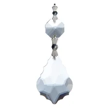 10 шт. Хрустальные стеклянные солнечные Ловец кленовый лист Подвеска Люстра хрустальные призмы Часть Свадебный декор аксессуары для дома подвесная подвеска