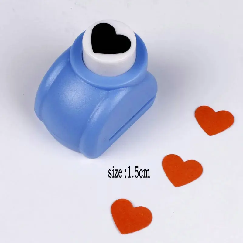0.8cm-7,5 см в форме сердца фигурный дырокол для рукоделия де ЕВА дети скрапбукинга резак скрапбукинга бумаги Дырокол EVA пены удар - Цвет: 1.5a