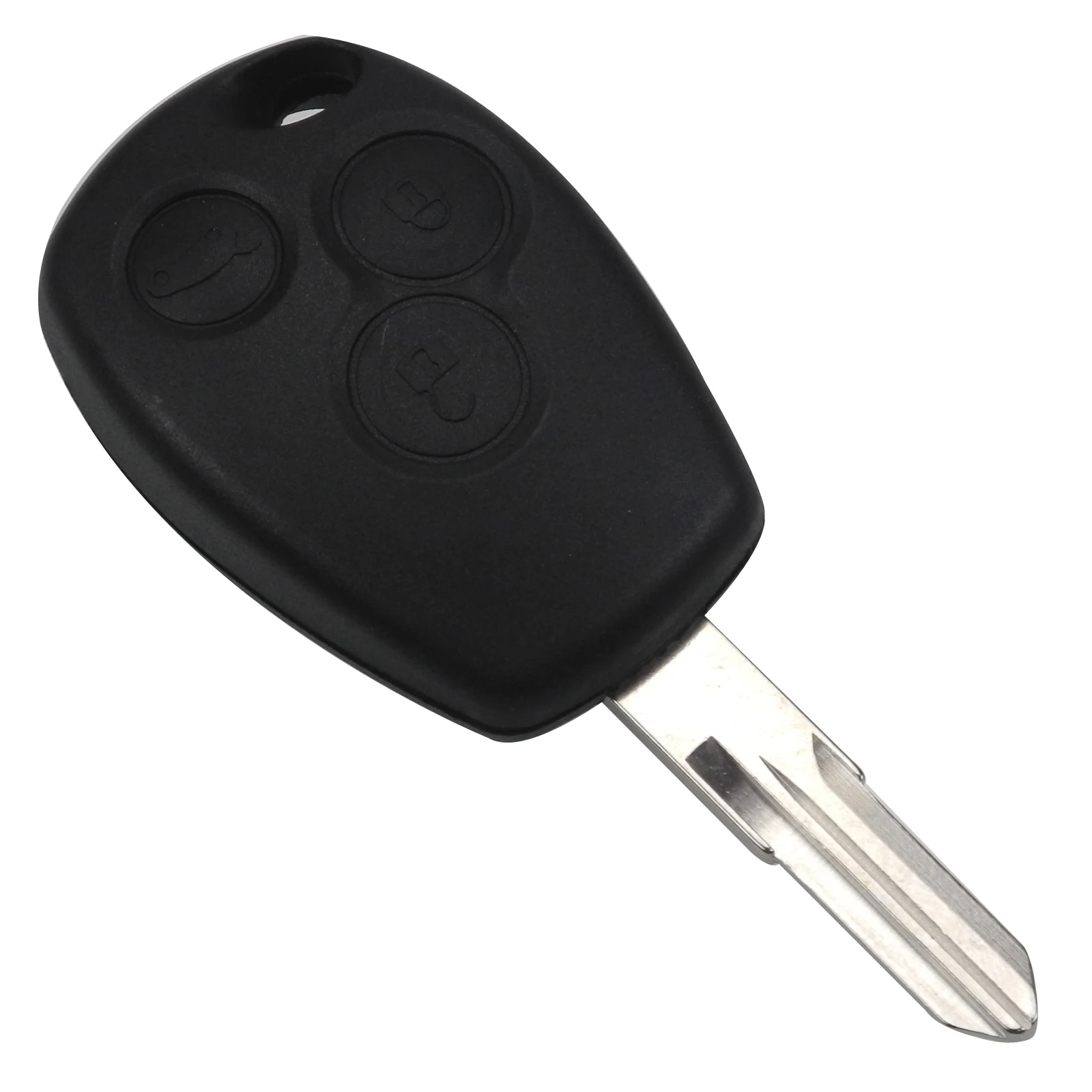 with VAC102 Blade Jingyuqin 10 шт. 3 чехол для ключей с кнопками для Renault Duster модус Клио вац102 ключ Логан сандеро брелок дистанционный Корпус Замена - Цвет: with VAC102 Blade