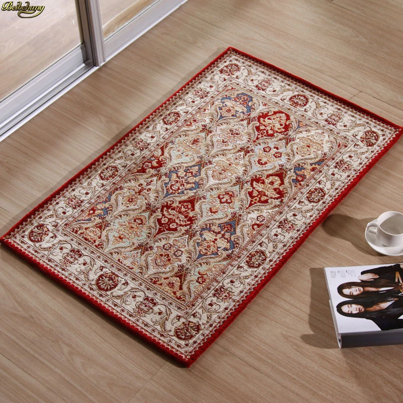 beibehang Court Jacquard Nordic Carpet Bedroom Living Room Mat Office