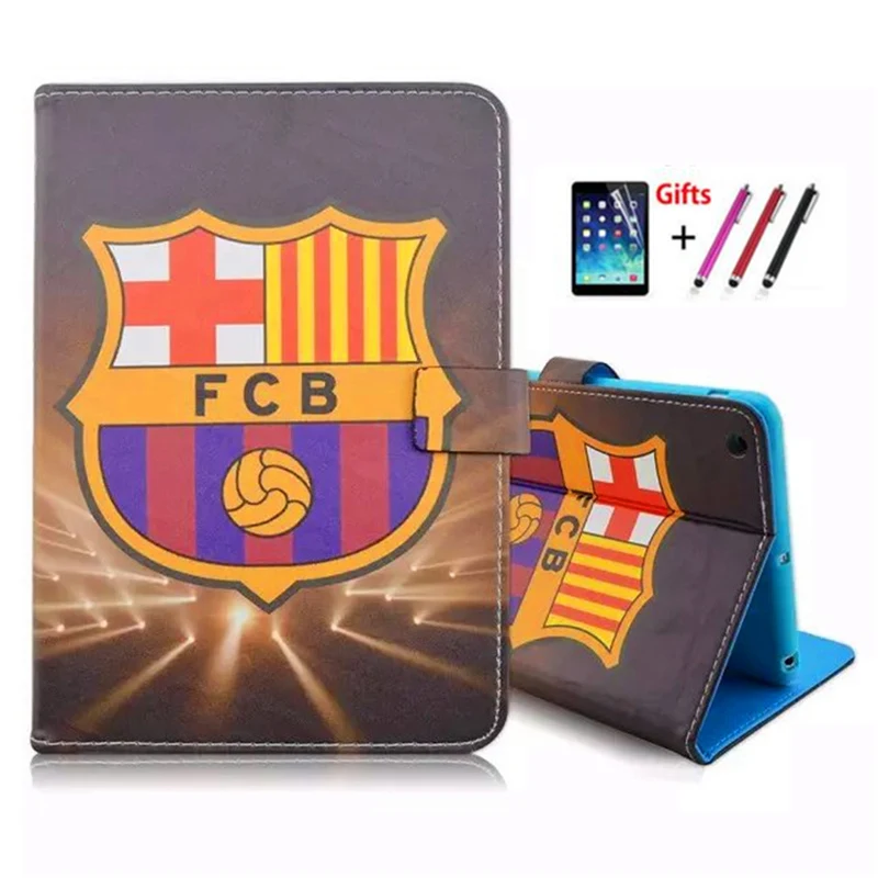 

For iPad mini 2 tablet Football giants pattern 7.9inch Tablet PU Leather Case For iPad mini 1 2 3 4 5 Cover funda stand shell