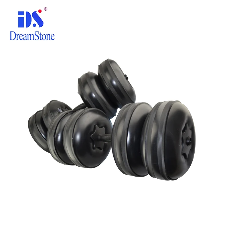 Удобные персонализированные гантели для фитнеса мужские пластиковые водные гантели для тренировки мышц рук гантели для фитнеса - Цвет: Black